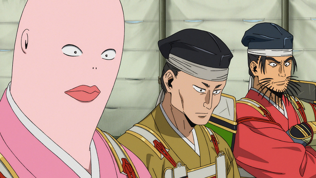 第16話場面カット（信濃仮面と対面する武将たち）